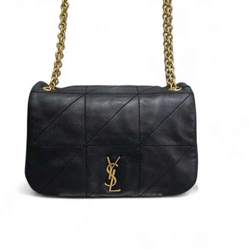 Yves Saint Laurent Shoulder Bag Soft Calfskin Black