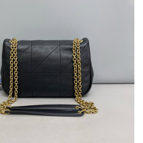 Yves Saint Laurent Shoulder Bag Soft Calfskin Black