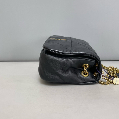 Yves Saint Laurent Shoulder Bag Soft Calfskin Black