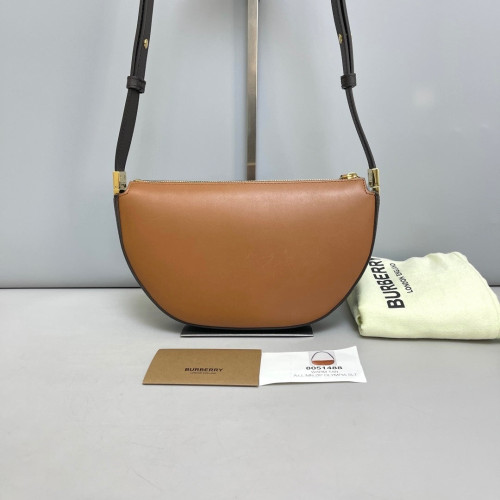 Burberry Small Olympia Shoulder Bag Smooth Calfskin Tan