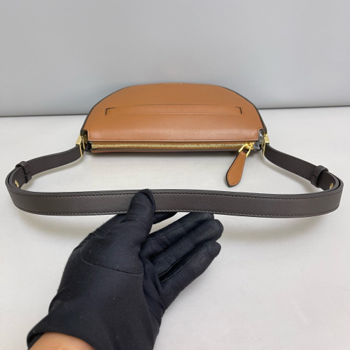 Burberry Small Olympia Shoulder Bag Smooth Calfskin Tan