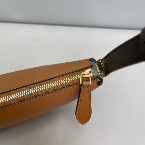Burberry Small Olympia Shoulder Bag Smooth Calfskin Tan