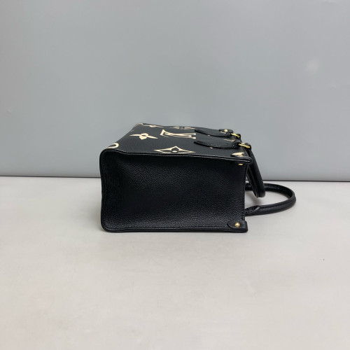 Louis Vuitton Onthego PM Monogram Empreinte Giant Black White