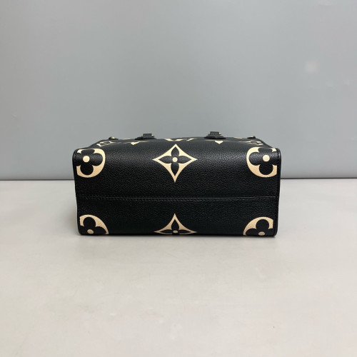 Louis Vuitton Onthego PM Monogram Empreinte Giant Black White