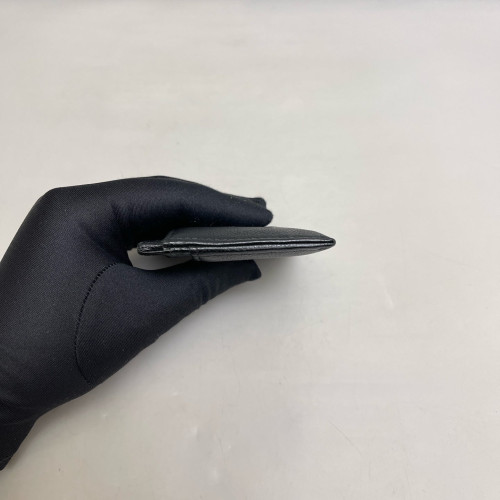Chanel Card Holder Grained Calfskin Black