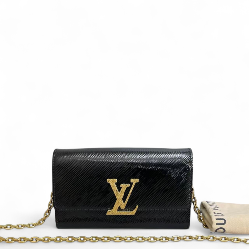 Louis Vuitton Shoulder Bag Epi Black