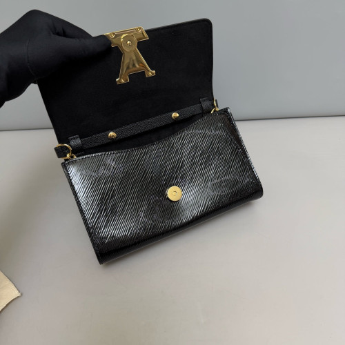 Louis Vuitton Shoulder Bag Epi Black