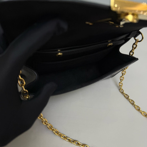 Louis Vuitton Shoulder Bag Epi Black