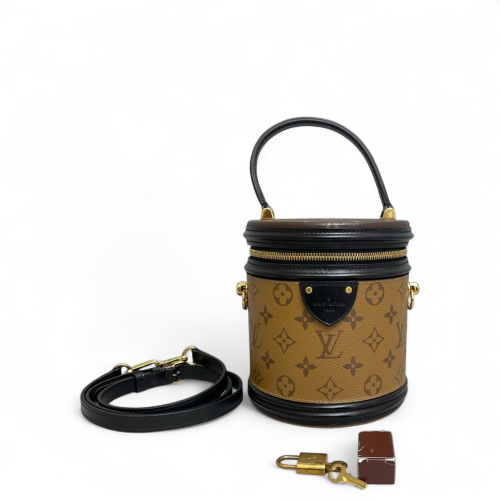 Louis Vuitton Cannes Reverse Monogram Brown Black