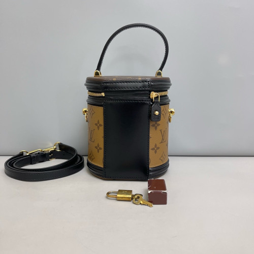 Louis Vuitton Cannes Reverse Monogram Brown Black