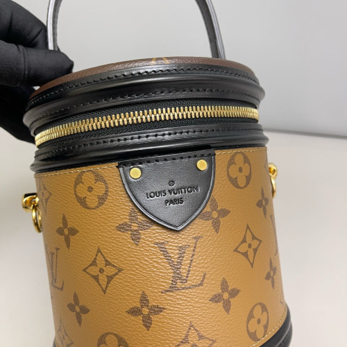 Louis Vuitton Cannes Reverse Monogram Brown Black