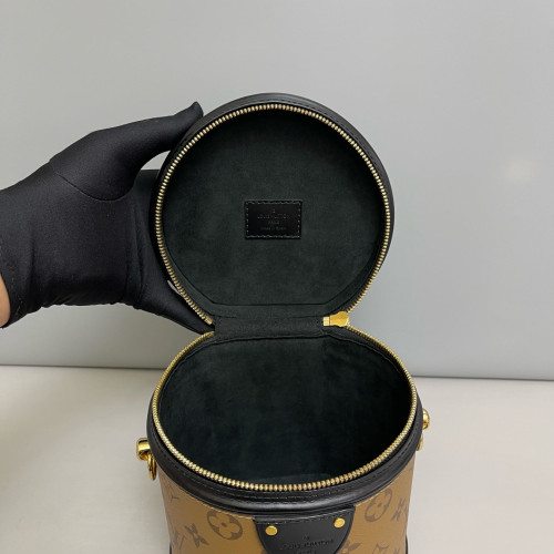 Louis Vuitton Cannes Reverse Monogram Brown Black