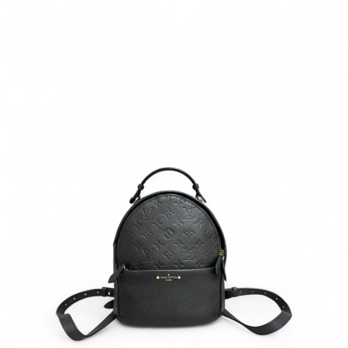 Louis Vuitton Sorbonne Backpack Monogram Empreinte Black