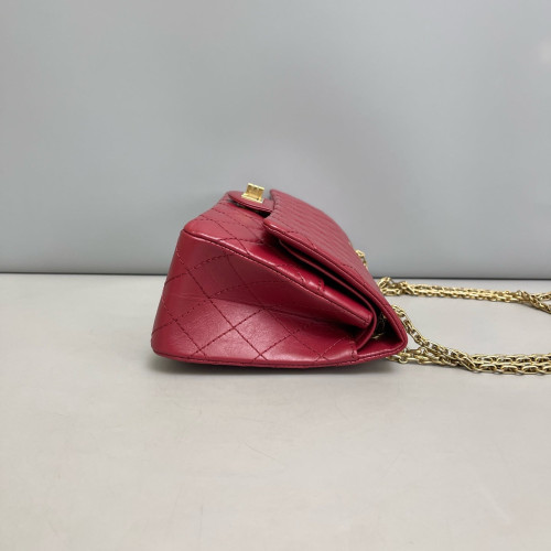 Chanel Quilted 2.55 225 Reissue Double Flap Calfskin Red