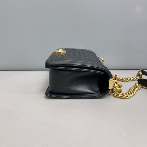 Chanel Quilted Medium Boy Flap Calfskin Black