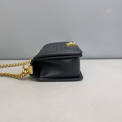 Chanel Quilted Medium Boy Flap Calfskin Black