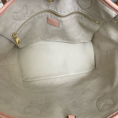 Louis Vuitton Neverfull MM Monogram Empreinte Giant Pink