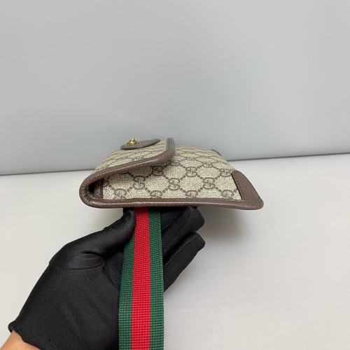 Gucci Neo Vintage Belt Bag GG Supreme Monogram Beige Brown Green