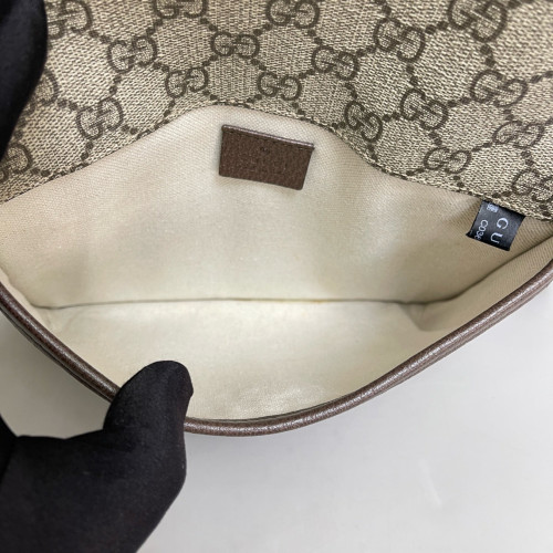 Gucci Neo Vintage Belt Bag GG Supreme Monogram Beige Brown Green