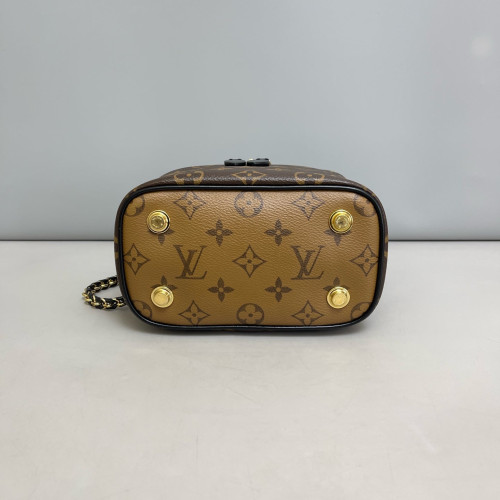 Louis Vuitton Vanity PM Reverse Monogram Brown Black