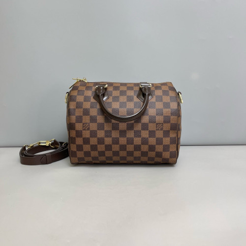 Louis Vuitton Speedy Bandouliere 25 Damier Ebene Brown