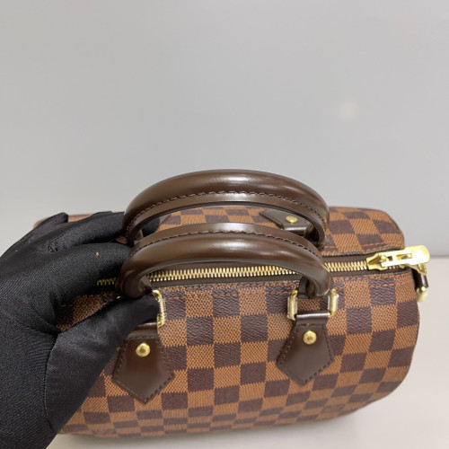 Louis Vuitton Speedy Bandouliere 25 Damier Ebene Brown