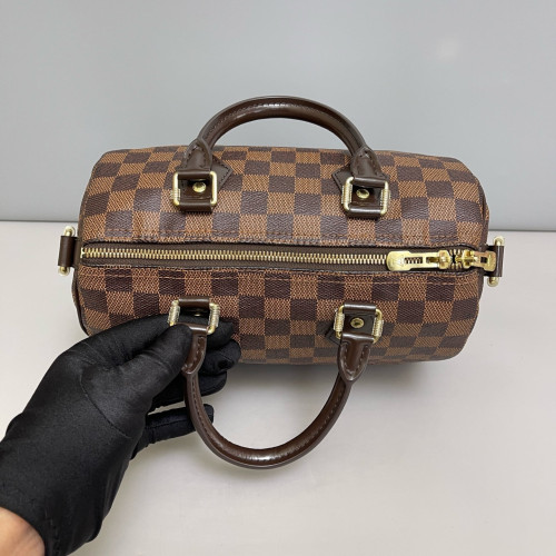 Louis Vuitton Speedy Bandouliere 25 Damier Ebene Brown