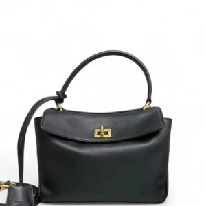 Balenciaga Rodeo Mini Handbag Calfskin Black
