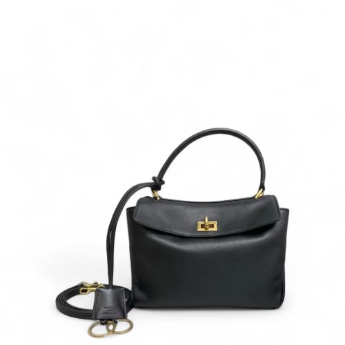 Balenciaga Rodeo Mini Handbag Calfskin Black