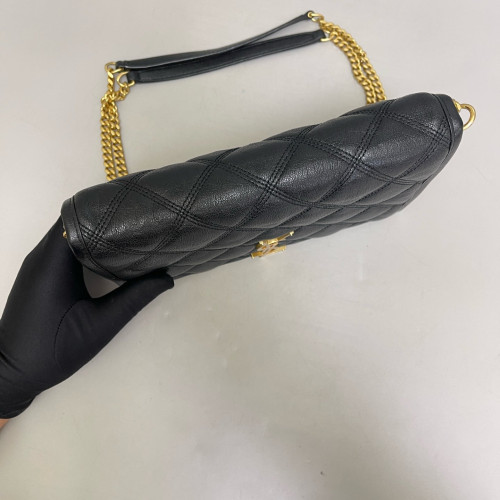 Yves Saint Laurent Becky Chain Calfskin Black