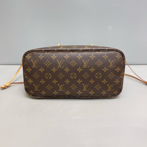 Louis Vuitton Neverfull MM Monogram Brown Fuchsia