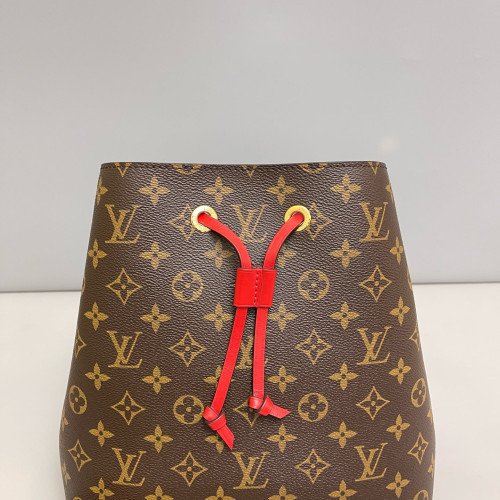 Louis Vuitton Neonoe MM Monogram Brown Red