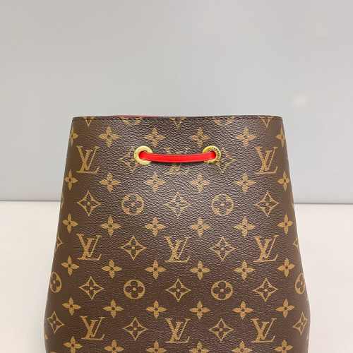 Louis Vuitton Neonoe MM Monogram Brown Red