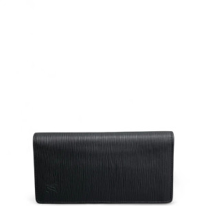 Louis Vuitton Brazza Wallet Epi Black