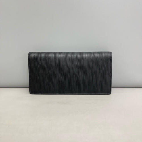 Louis Vuitton Brazza Wallet Epi Black