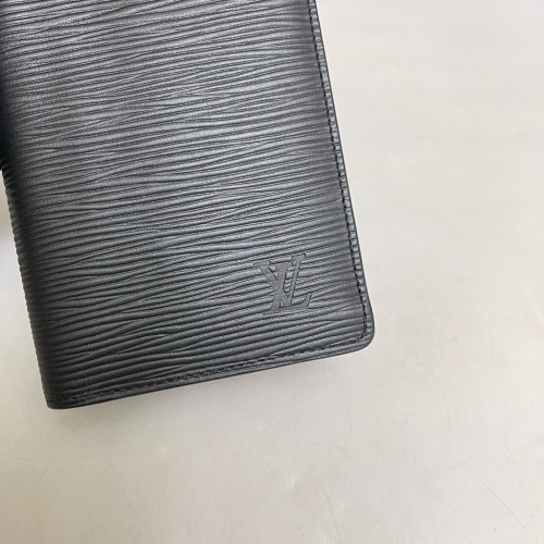 Louis Vuitton Brazza Wallet Epi Black