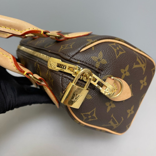 Louis Vuitton Speedy Bandouliere 20 Monogram Brown Natural Tan