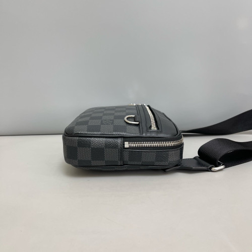 Louis Vuitton Messenger Damier Graphite Black
