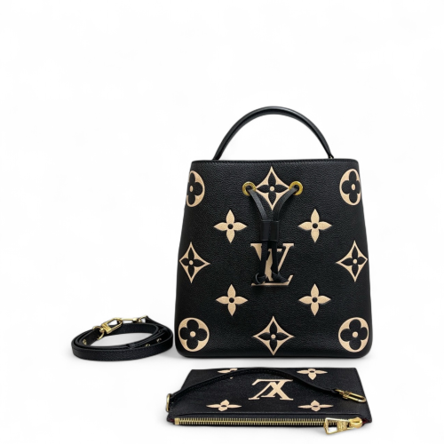Louis Vuitton Neonoe MM Monogram Empreinte Giant Black White