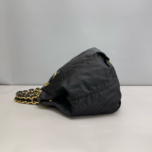 Prada Tote Bag Nylon Vela Black