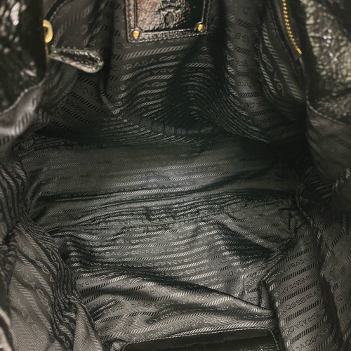 Prada Tote Bag Nylon Vela Black