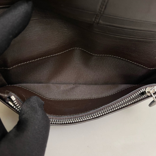 Loewe Continental Wallet Calfskin Dark Brown