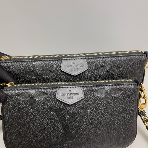 Louis Vuitton Multi Pochette Accessories Monogram Empreinte Giant Black