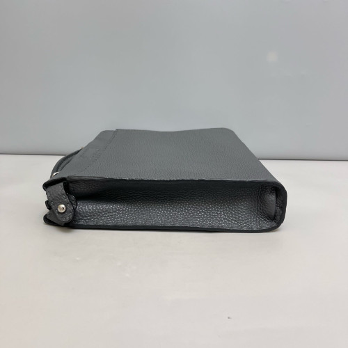 Fendi Selleria Peekaboo Fit Grained Calfskin Charcoal