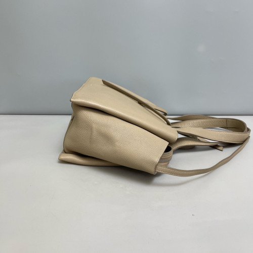 Celine Small Tri-Fold Bag Grained Calfskin Grey