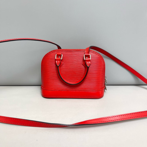 Louis Vuitton Nano Alma Epi Red
