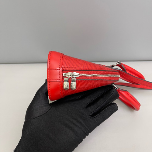 Louis Vuitton Nano Alma Epi Red