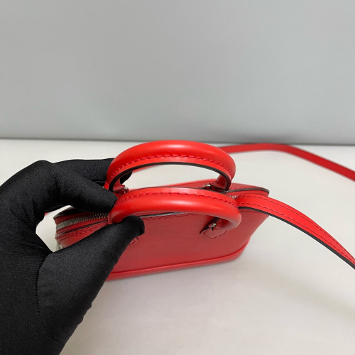 Louis Vuitton Nano Alma Epi Red