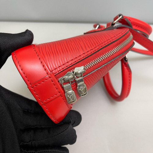 Louis Vuitton Nano Alma Epi Red