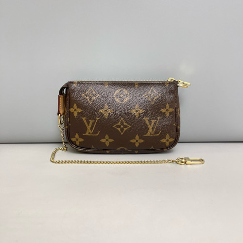 Louis Vuitton Mini Pochette Accessories NM Monogram Brown